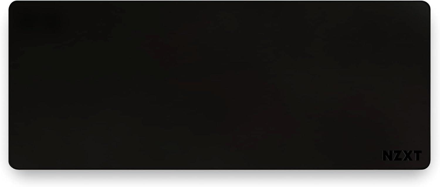imageNZXT Mouse Pad MMP400 MMSMSSPWW 410MM X 350MM Stain Resistant Coating LowFriction Surface Soft and Smooth Surface NonSlip Rubber Base WhiteBlack