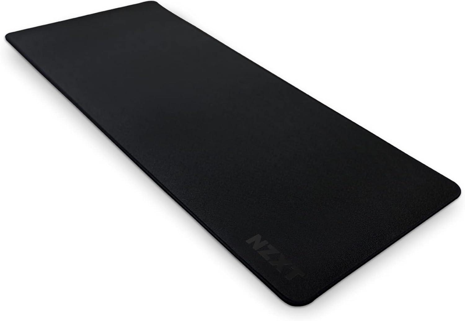 imageNZXT Mouse Pad MMP400 MMSMSSPWW 410MM X 350MM Stain Resistant Coating LowFriction Surface Soft and Smooth Surface NonSlip Rubber Base WhiteBlack