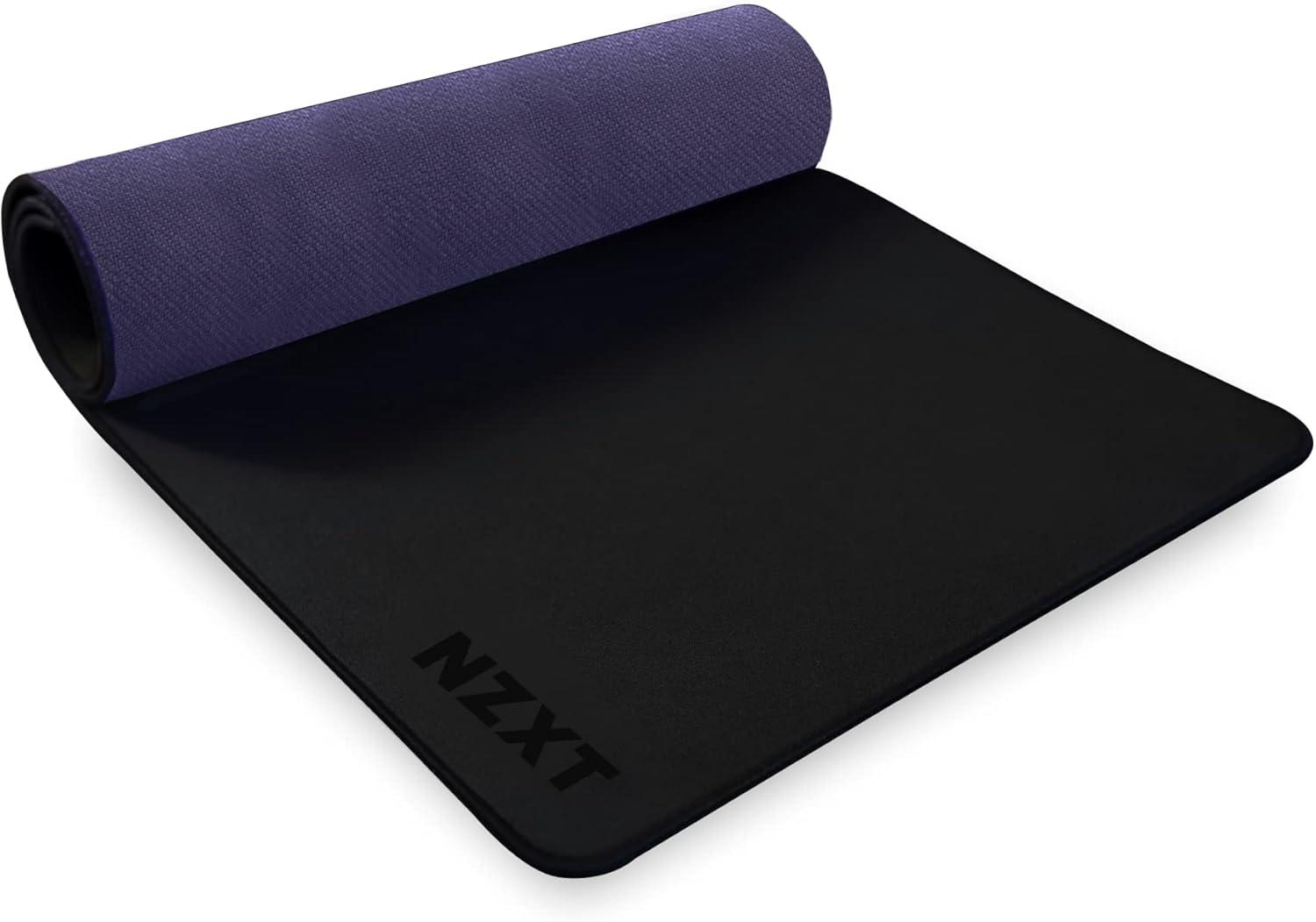 imageNZXT Mouse Pad MMP400 MMSMSSPWW 410MM X 350MM Stain Resistant Coating LowFriction Surface Soft and Smooth Surface NonSlip Rubber Base WhiteBlack