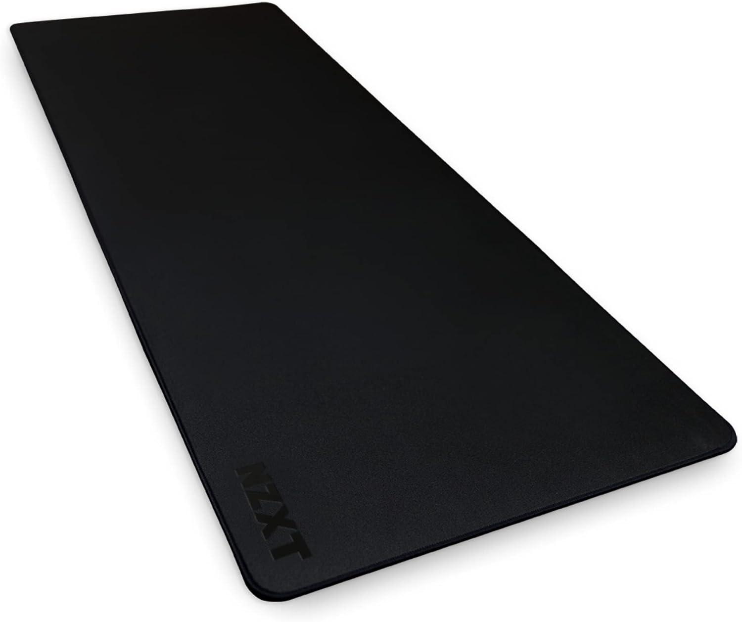 imageNZXT Mouse Pad MMP400 MMSMSSPWW 410MM X 350MM Stain Resistant Coating LowFriction Surface Soft and Smooth Surface NonSlip Rubber Base WhiteBlack