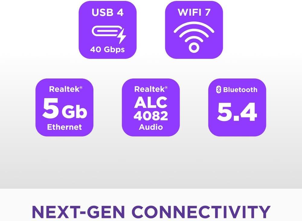 imageNZXT N7 B850 AMD B850 AM5 ATX Gaming Motherboard for Ryzen 9000800070001621 DDR5 3X M2 PCIe 50 WiFi 6E 25GbE LAN M2 NVME with QuickRelease Latch Full Cover WhiteBlack