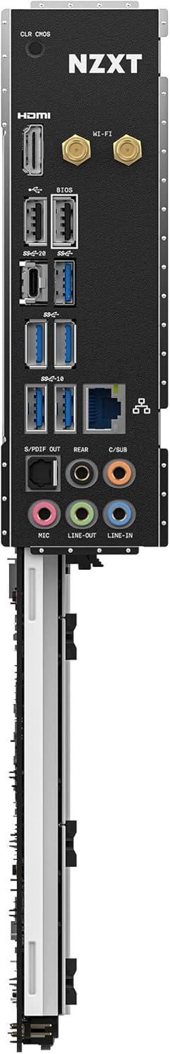 imageNZXT N7 Z790 Motherboard N7Z79XTW1 Intel Z790 chipset Supports 12th ampamp13th Gen CPUs ATX Gaming Motherboard Integrated IO Shield WiFi 6E connectivity Bluetooth White RenewedWhite