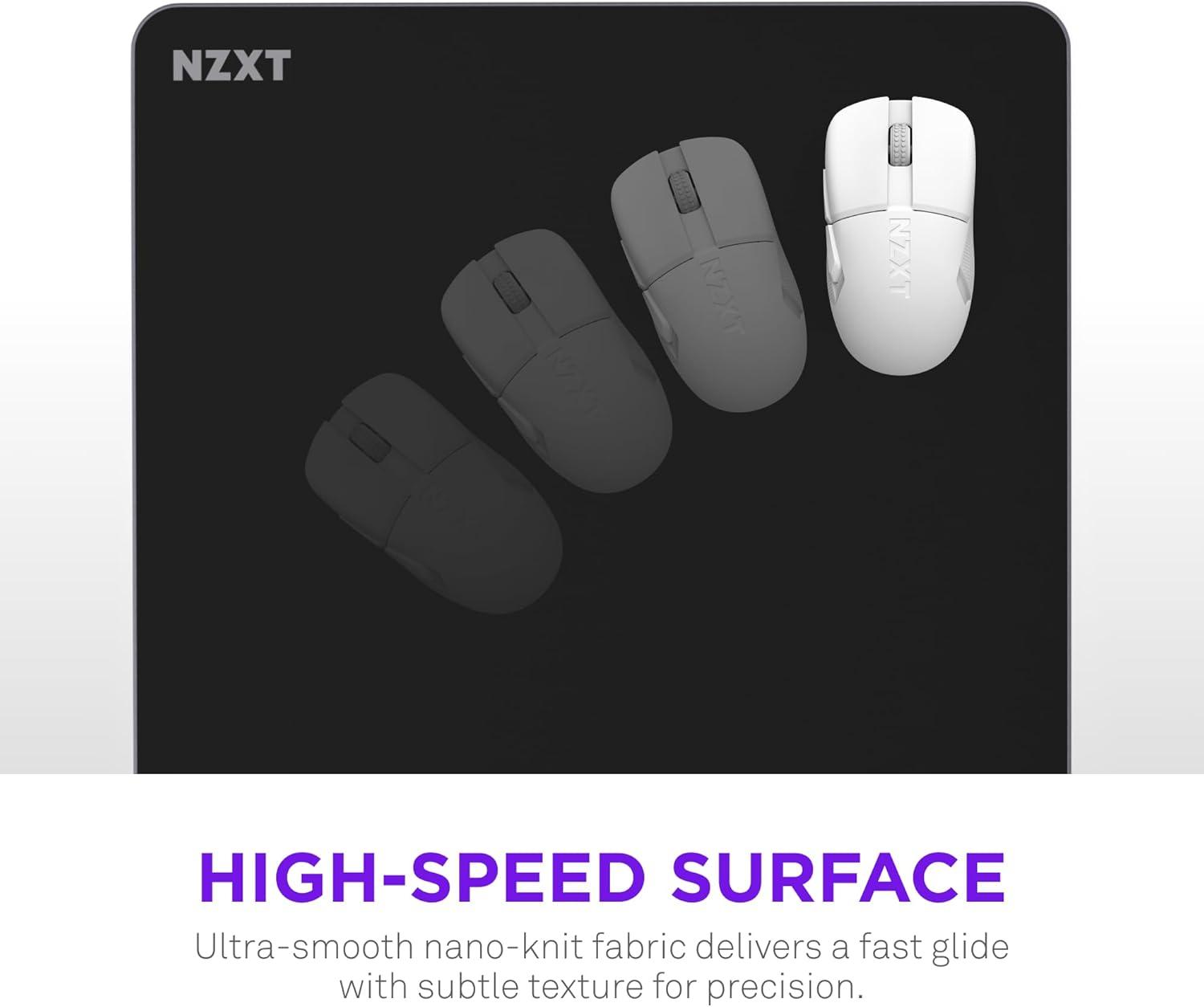 imageNZXT Zone Elite Premium Large Gaming Mouse Pad UltraSmooth NanoKnit Cloth Surface Optimized for Speed and Control SpillResistant Soft Foam Base Reinforced LowProfile Stitching BlackBlack