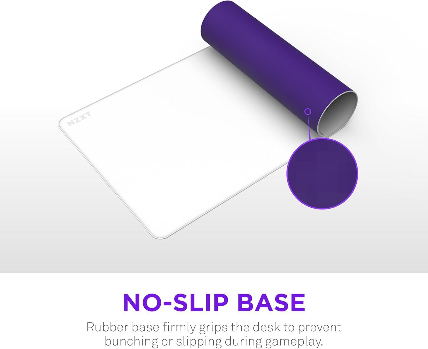 imageNZXT Zone Elite Premium Large Gaming Mouse Pad UltraSmooth NanoKnit Cloth Surface Optimized for Speed and Control SpillResistant Soft Foam Base Reinforced LowProfile Stitching BlackWhite