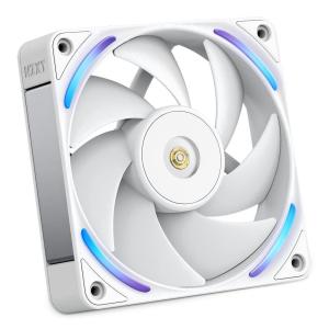 NZXT F280 RGB Core – 280mm Single-Frame Fan Unit with 2 x 140mm RGB Fans – Speed & Lighting Control – High Static Pressure & Airflow – Fluid Dynamic Bearings – 8 aRGB LEDs Per Fan – White(White)