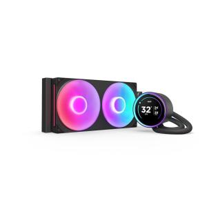 NZXT Kraken Elite 360 2024 – AIO CPU Liquid Cooler – 360mm Radiator – 3 x F120P Fans – Customizable 2.72″ IPS LCD – NZXT Turbine Pump – AMD® AM5, AM4 – Intel® LGA 1851/1700, 1200/115X – Black(280mm Radiator)