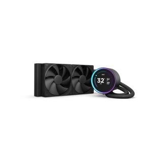 NZXT Kraken Elite 360 2024 – AIO CPU Liquid Cooler – 360mm Radiator – 3 x F120P Fans – Customizable 2.72″ IPS LCD – NZXT Turbine Pump – AMD® AM5, AM4 – Intel® LGA 1851/1700, 1200/115X – Black(240mm Radiator)