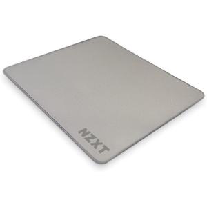 NZXT Mouse Pad MMP400 – MM-SMSSP-WW – 410MM X 350MM – Stain Resistant Coating – Low-Friction Surface – Soft and Smooth Surface – Non-Slip Rubber Base – White(Grey)