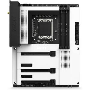 NZXT N7 Z790 Motherboard – N7-Z79XT-W1 – Intel Z790 chipset (Supports 12th &13th Gen CPUs) – ATX Gaming Motherboard – Integrated I/O Shield – WiFi 6E connectivity – Bluetooth – White (Renewed)(White)