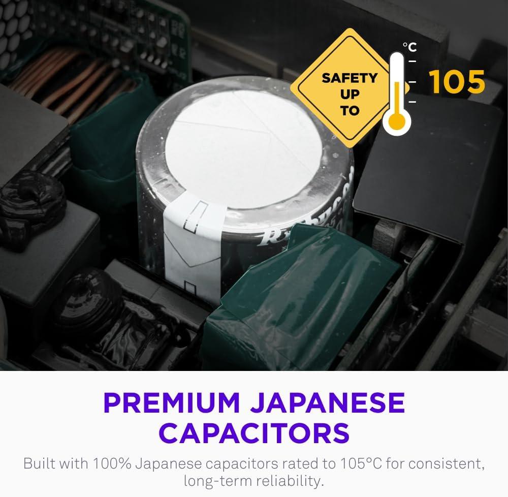 imageNZXT C850 SFX Gold 850W SFX ATX 31 Power Supply 80 Plus Gold Cybenetics Platinum Fully Modular PCIe 51 600W 12V2x6 Japanese Capacitors Black
